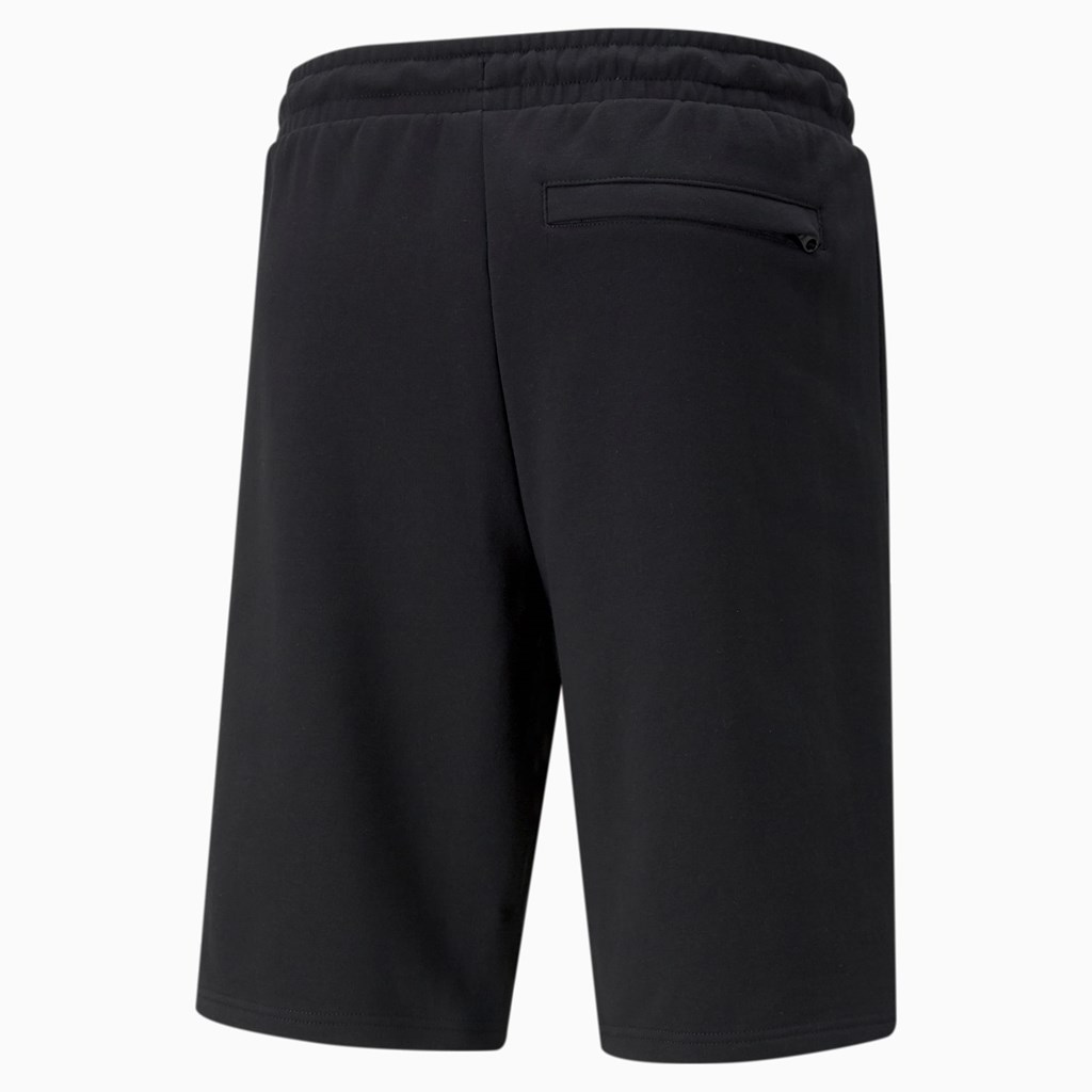 Black Puma Classics Longline Men's Shorts | 4937DBXYT