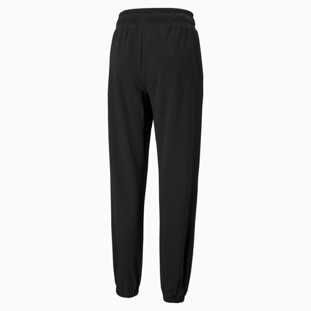 Black Puma Classics Relaxed Women's Joggers | 3459GFJXU