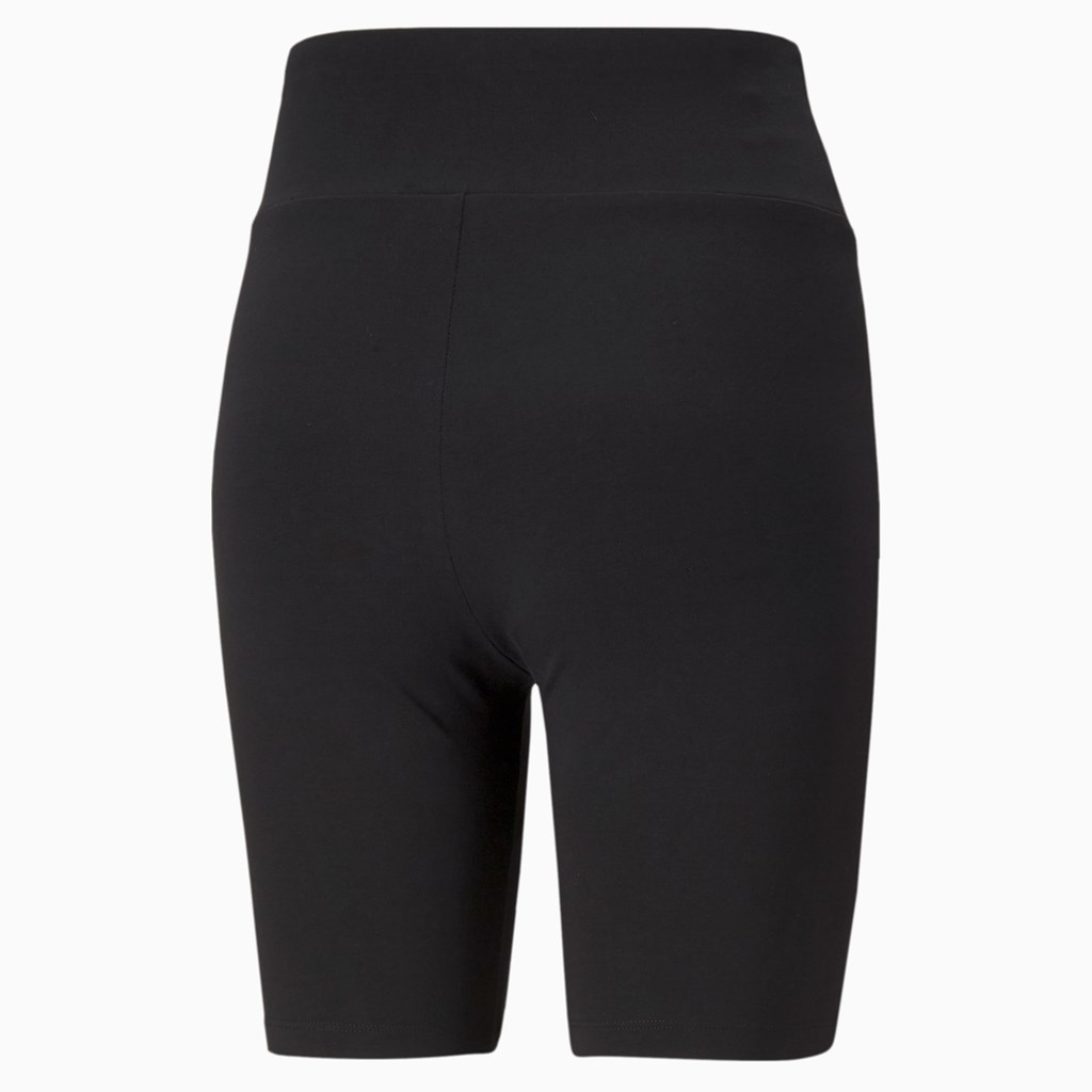 Black Puma Classics Short Women's Leggings | 8351PDVLZ