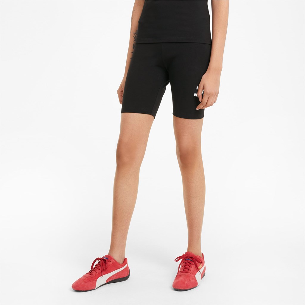 Black Puma Classics Short Women\'s Leggings | 8351PDVLZ