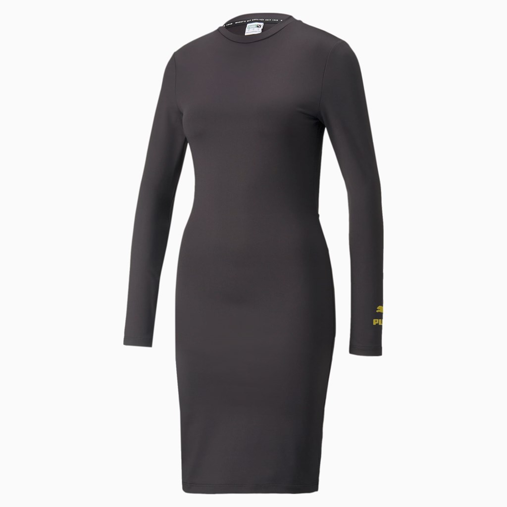 Black Puma Crystal G. Women's Dress | 3019YWRKI