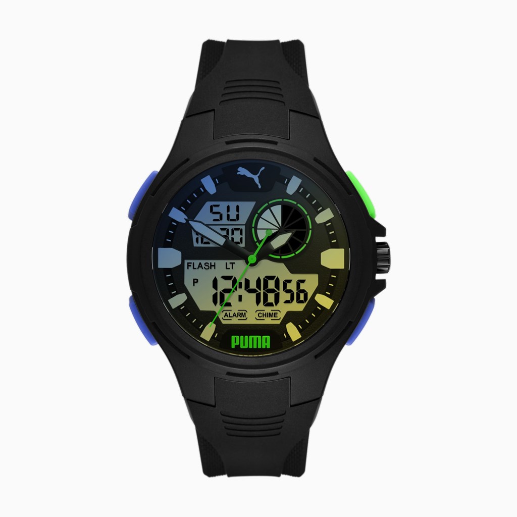 Black Puma Cyber Watch Men\'s Watch | 4296MZGIF