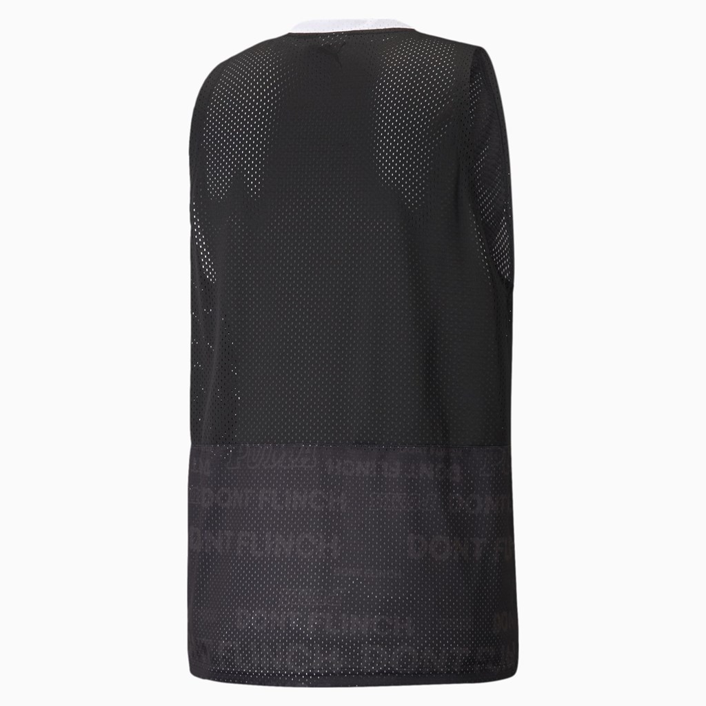 Black Puma Don't Sweat It Basketball Men's Tank | 8369QFNGP