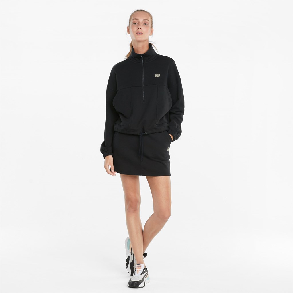 Black Puma Downtown Women's Skirt | 0349THXFK