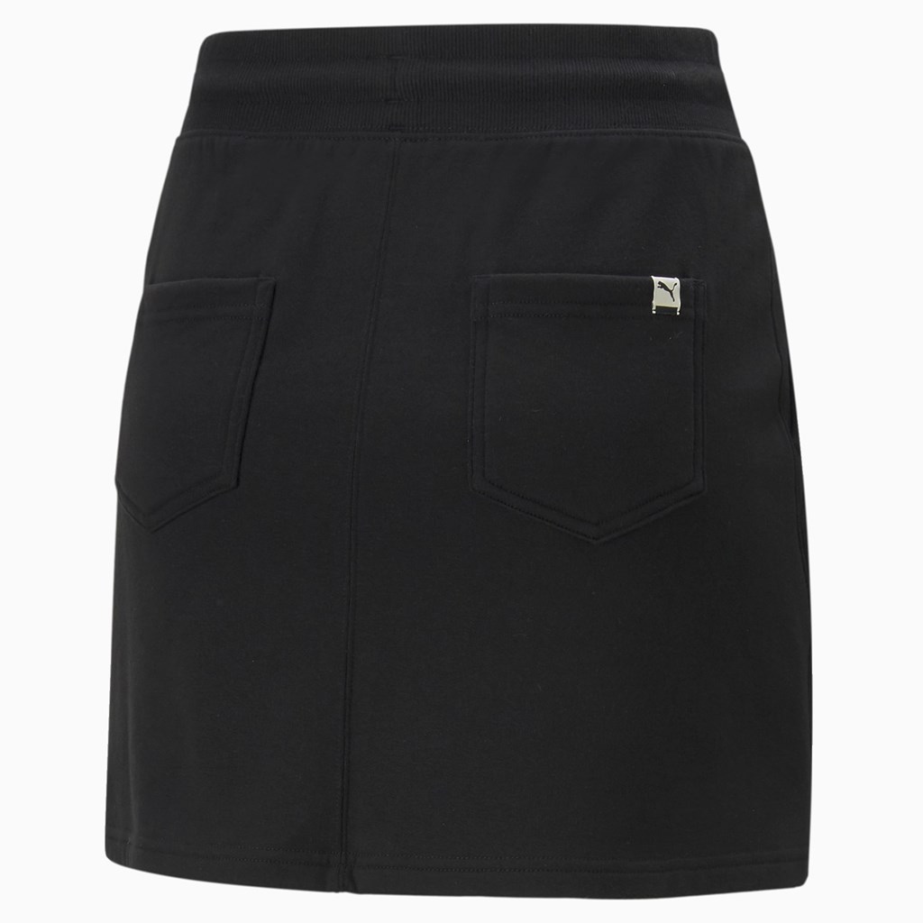 Black Puma Downtown Women's Skirt | 0349THXFK