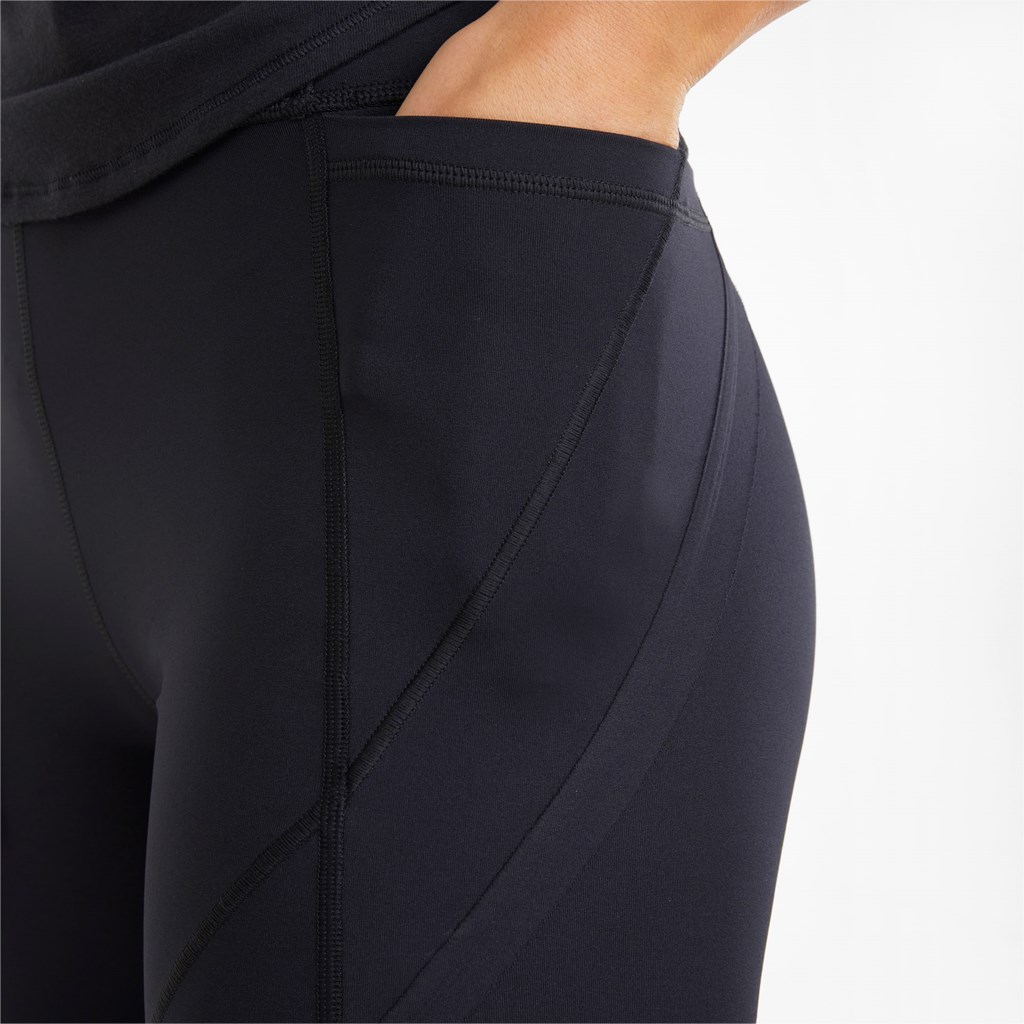 Black Puma EVERSCULPT High Waist Full-Length Training Women's Leggings | 7213RLPFN