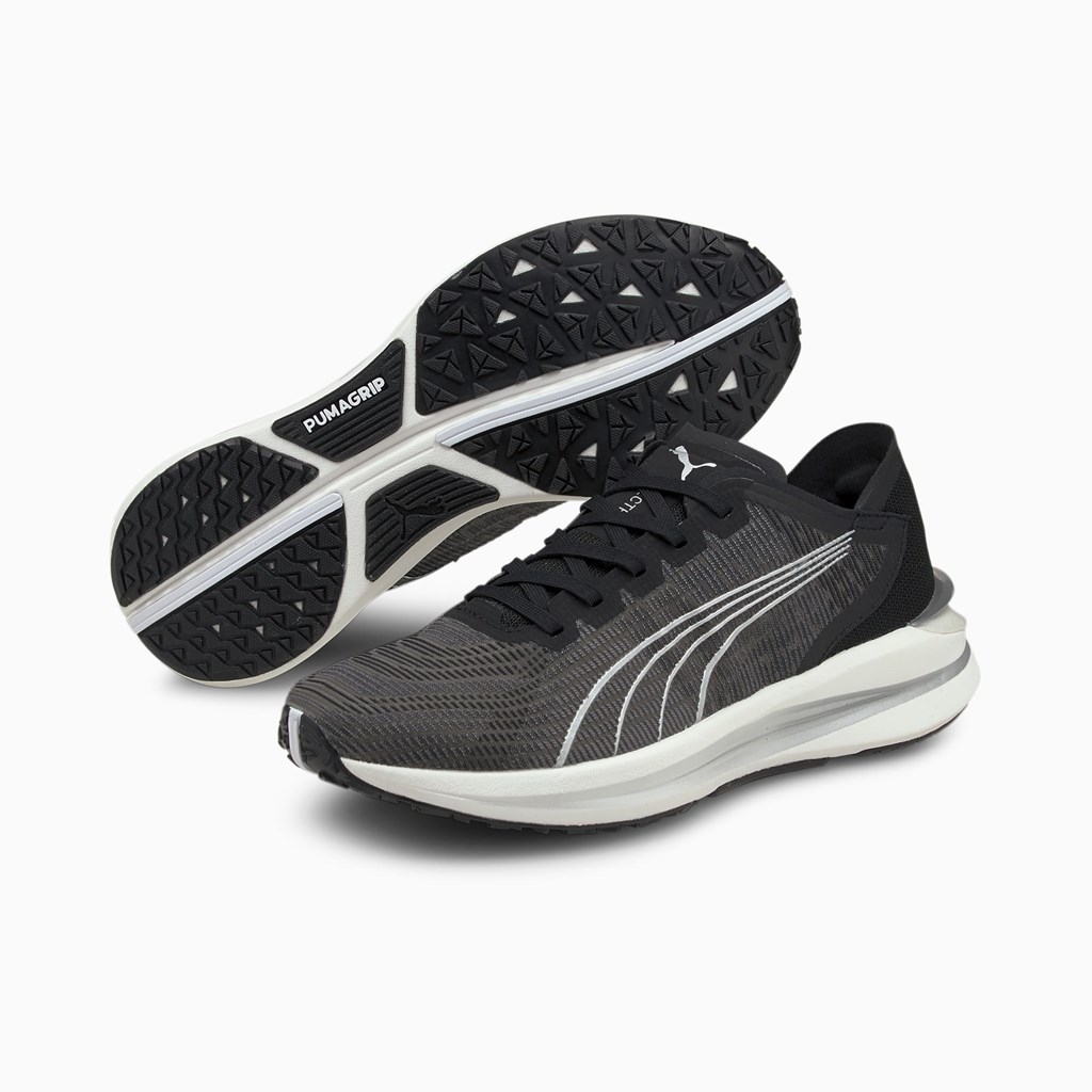 Black Puma Electrify Nitro  Women's Running Shoes | 4908YLIQG