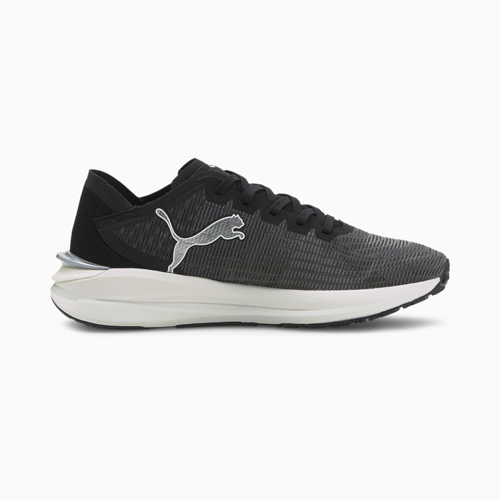 Black Puma Electrify Nitro  Women's Running Shoes | 4908YLIQG