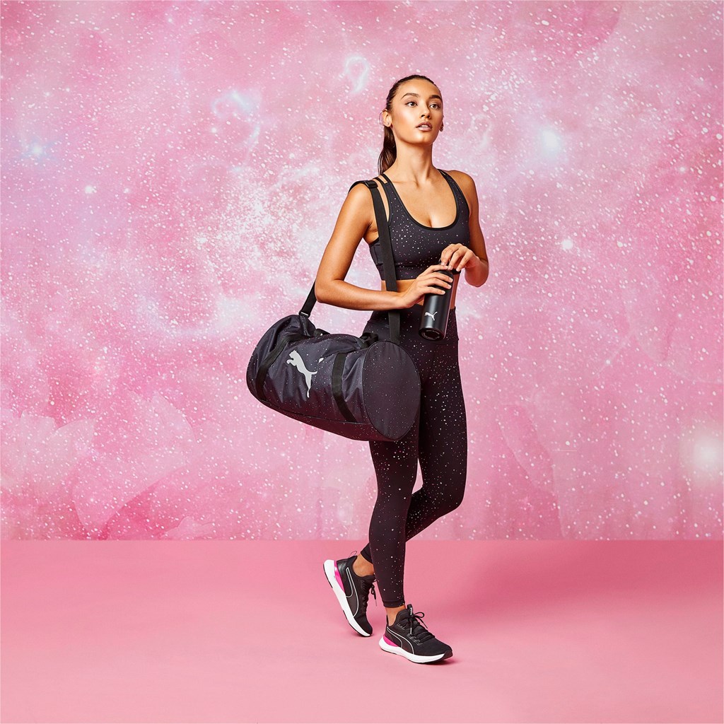 Black Puma Essentials Story Pack Training Barrel Women's Bag | 0619NXDFG