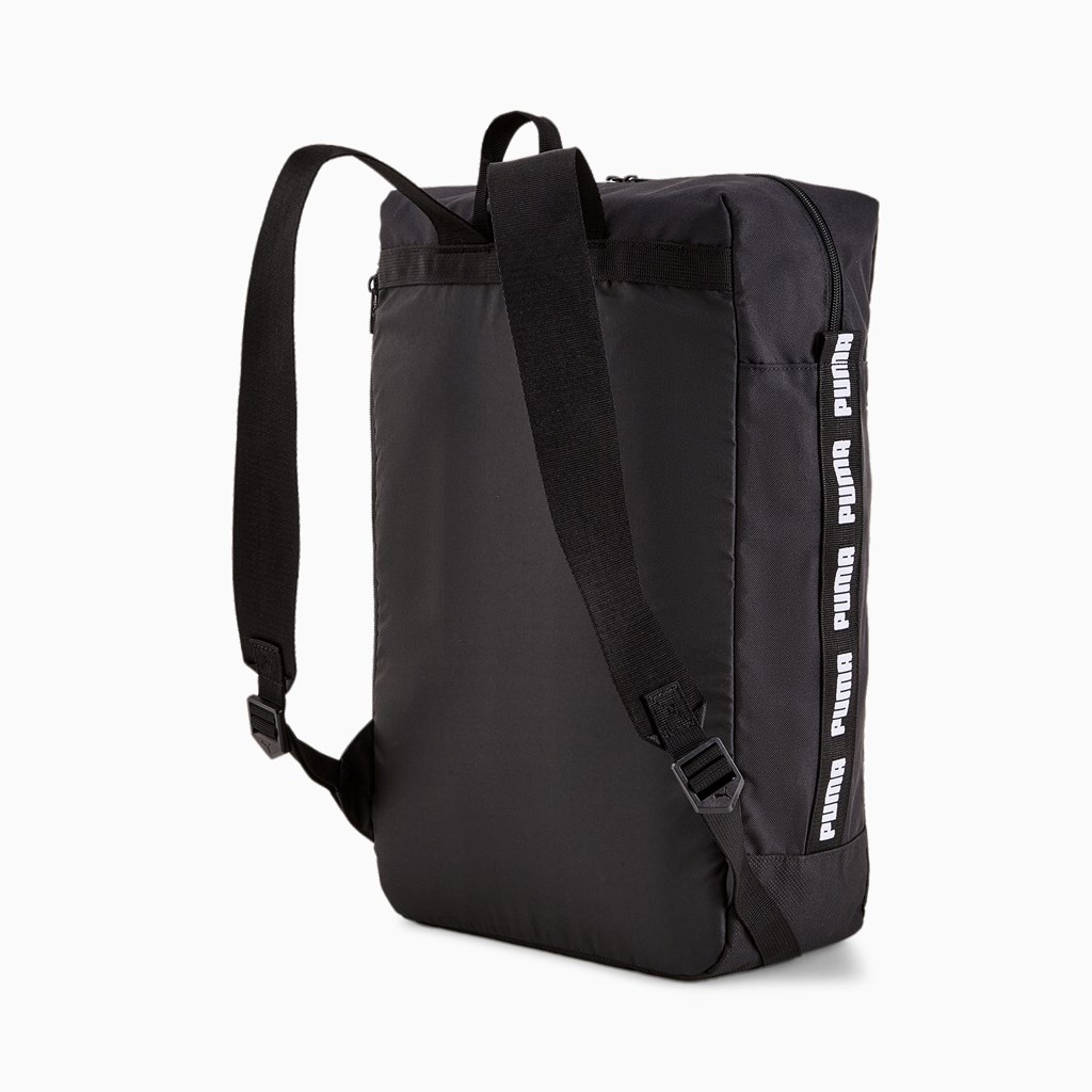 Black Puma Evo Essentials Box Women's Backpack | 2391HFJPX