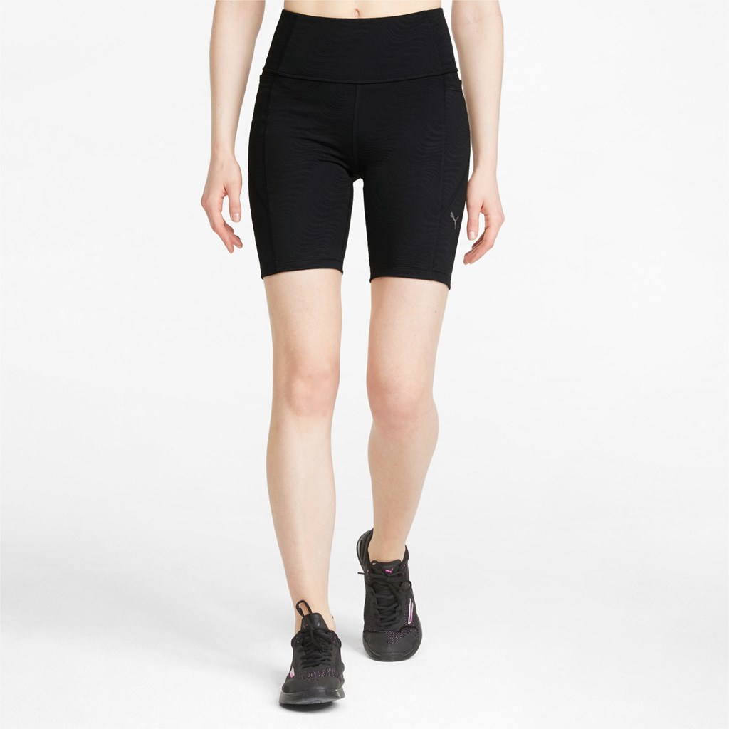 Black Puma Flawless 7” Short Training Women\'s Leggings | 2150CXVZS