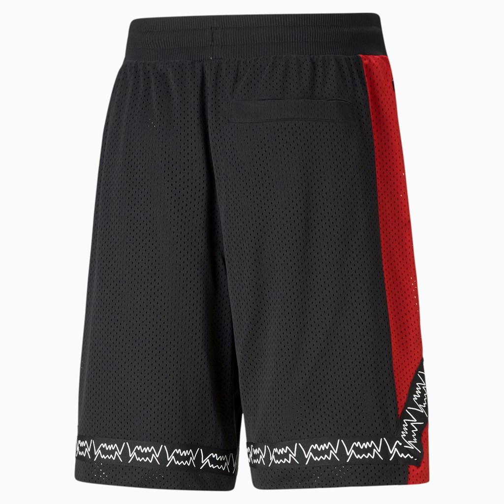 Black Puma Full Ride Basketball Men's Shorts | 9186IUQTF