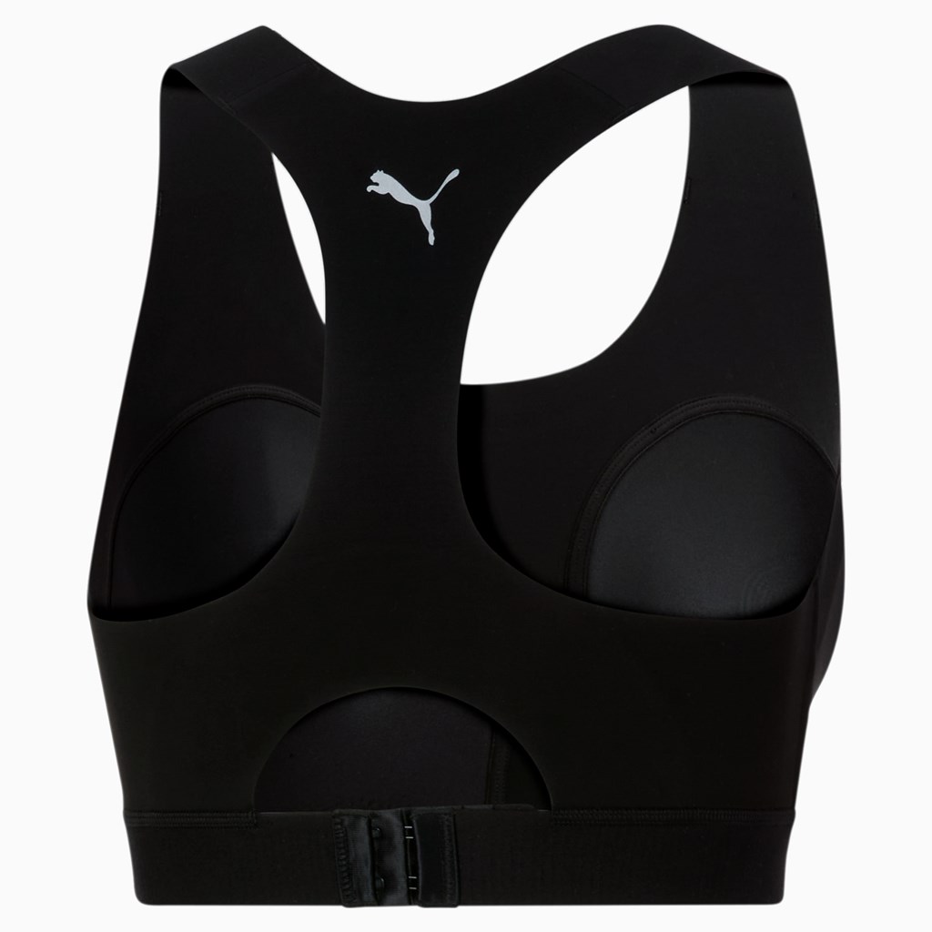 Black Puma High-Impact Elite Training Women's Sports Bra | 1893XPIHO