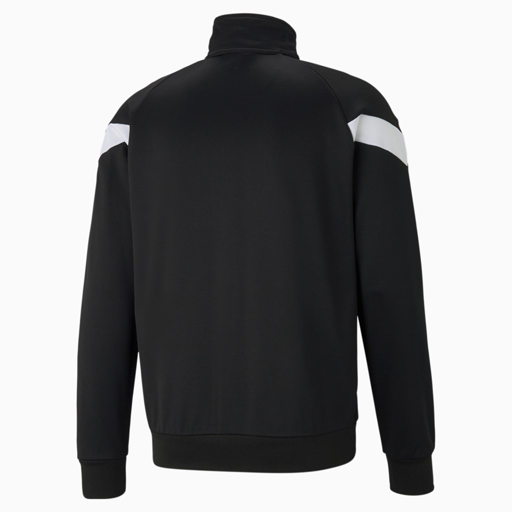 Black Puma Iconic MCS Track Men's Jacket | 6859WOVLM