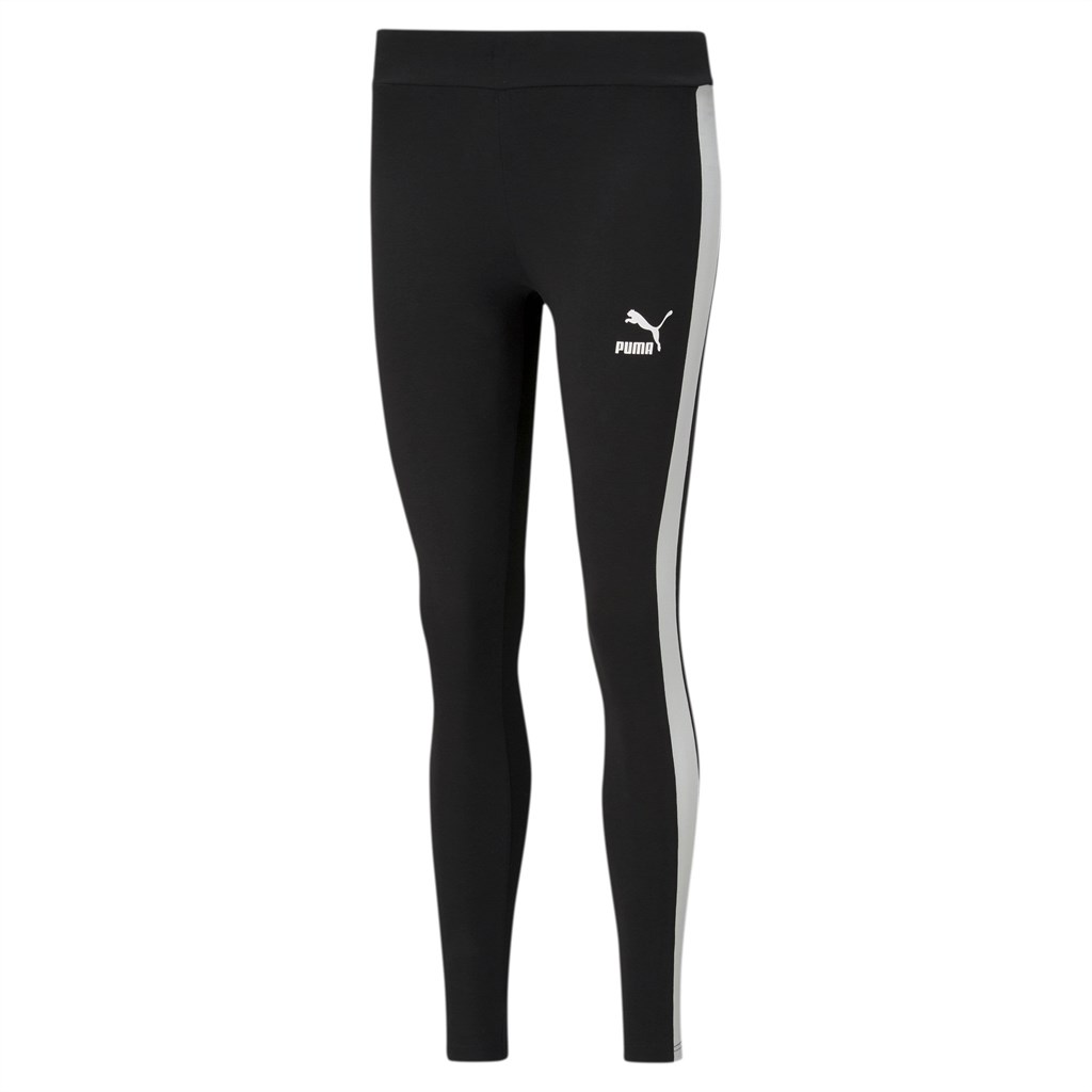 Black Puma Iconic T7 Women's Leggings | 2870WTARU