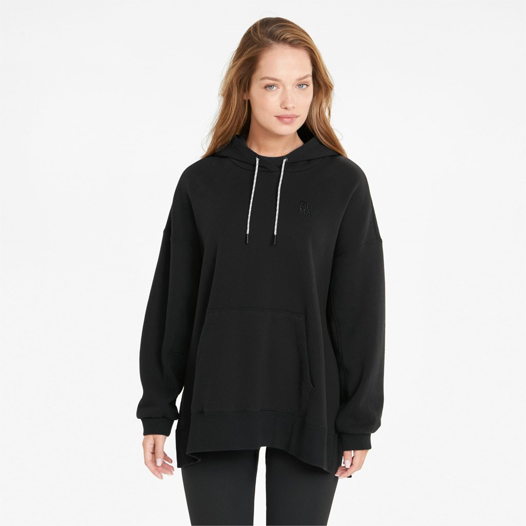 Black Puma Infuse Women\'s Hoodie | 9245FXGMT