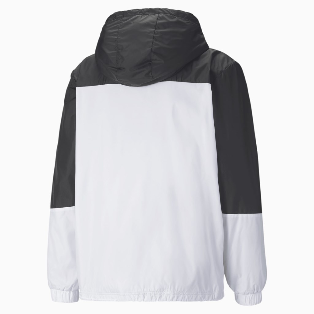 Black Puma MVP Men's Windbreaker | 1364BGDCU