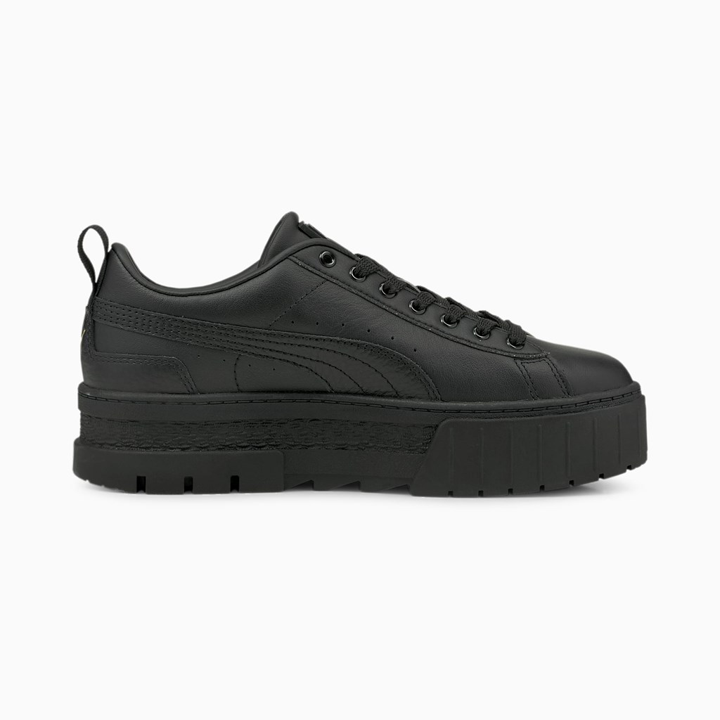 Black Puma Mayze Classic  Women's Sneakers | 1840SEDAT