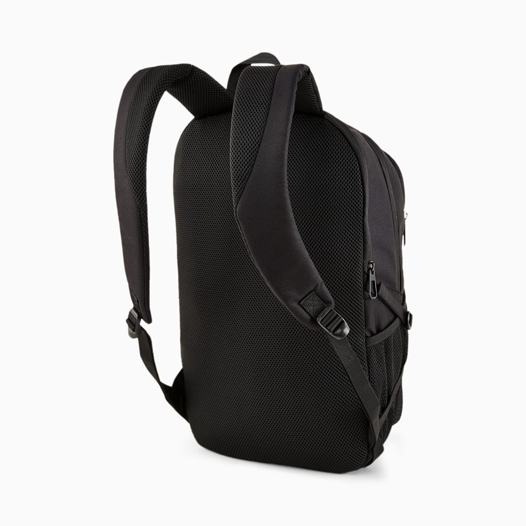 Black Puma Mercedes F1 Men's Backpack | 0471TZPVH