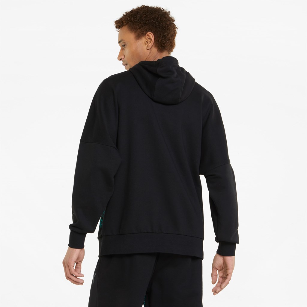 Black Puma Mercedes F1 Statement Men's Hoodie | 2146ACPLE