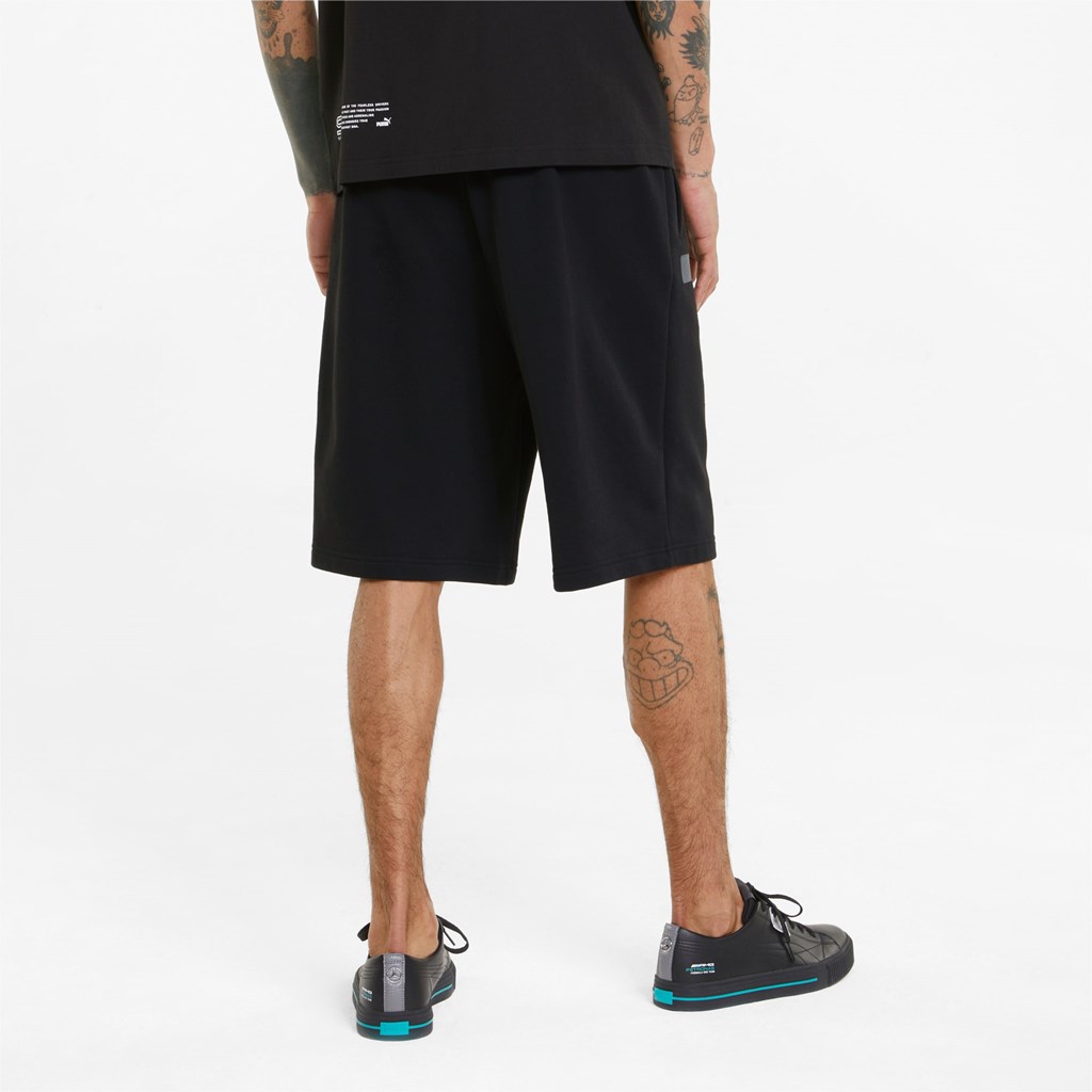 Black Puma Mercedes F1 Statement Men's Shorts | 2059AOEKT