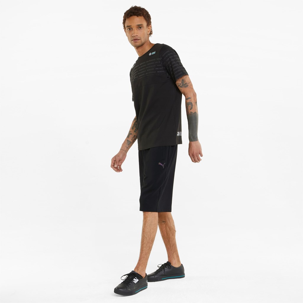 Black Puma Mercedes F1 Statement Men's Shorts | 2059AOEKT