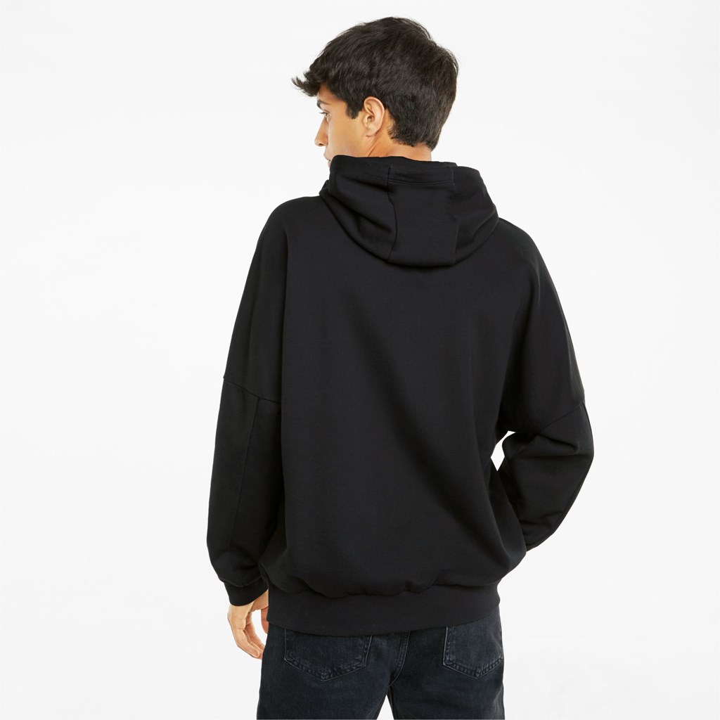 Black Puma Mercedes F1 Street Men's Hoodie | 8364NWTYC