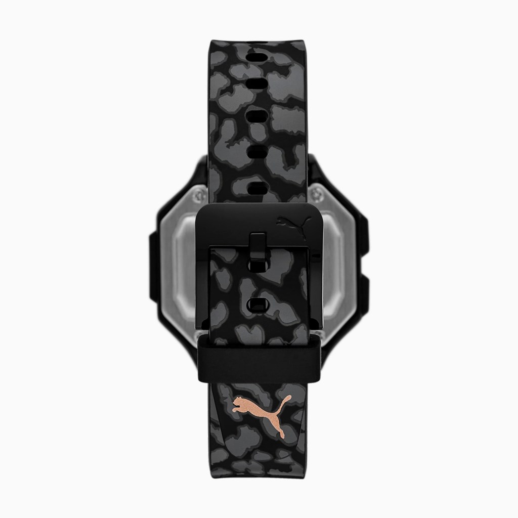 Black Puma Mini Remix Watch Women's Watch | 2706TMXZV