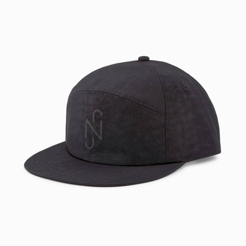 Black Puma Neymar Jr. Flat Brim Men\'s Cap | 9286VPXLB