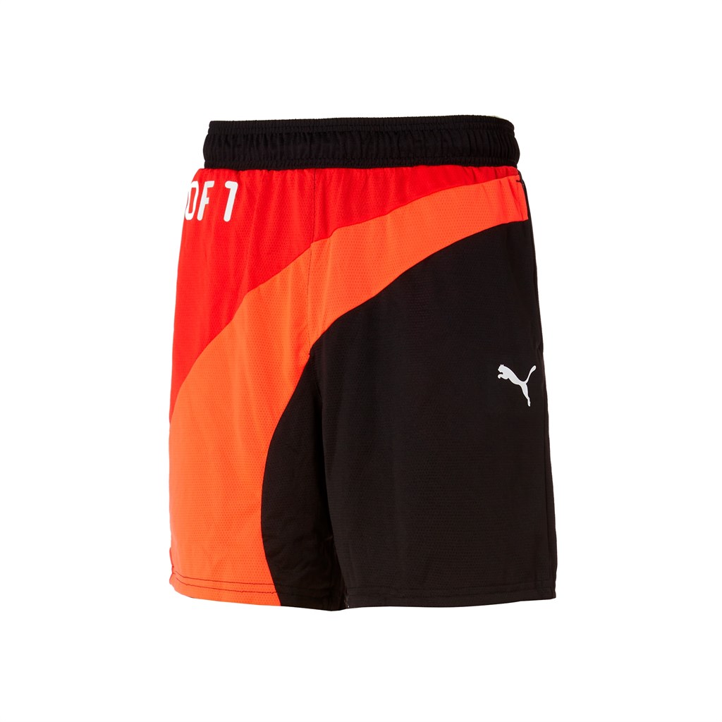 Black Puma One of One Flare Basketball Men's Shorts | 2093YNVJZ