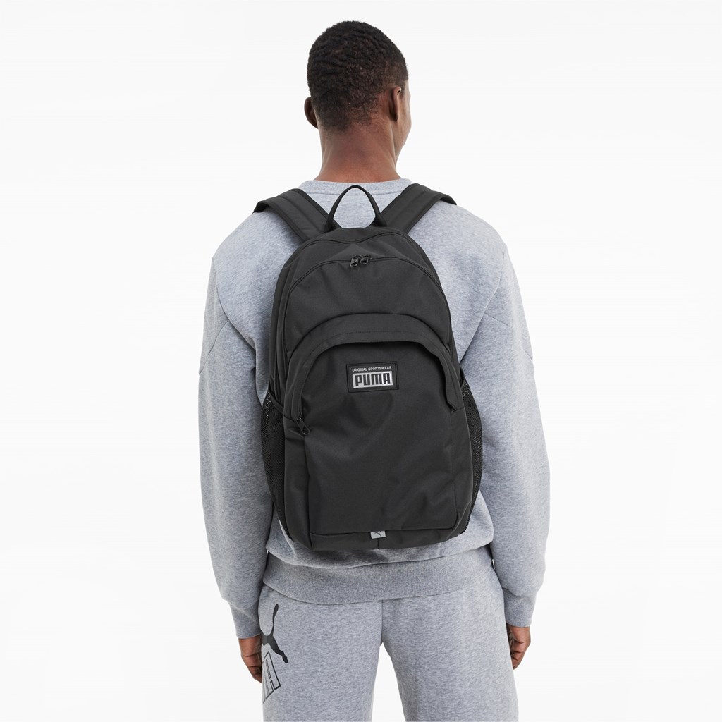 Black Puma PUMA Academy Women's Backpack | 6109UIQMC