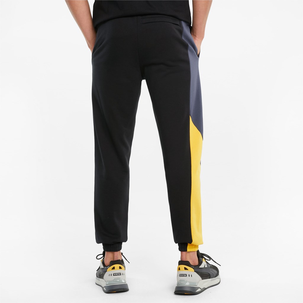 Black Puma PUMA International Men's Pants | 4623NYWPK