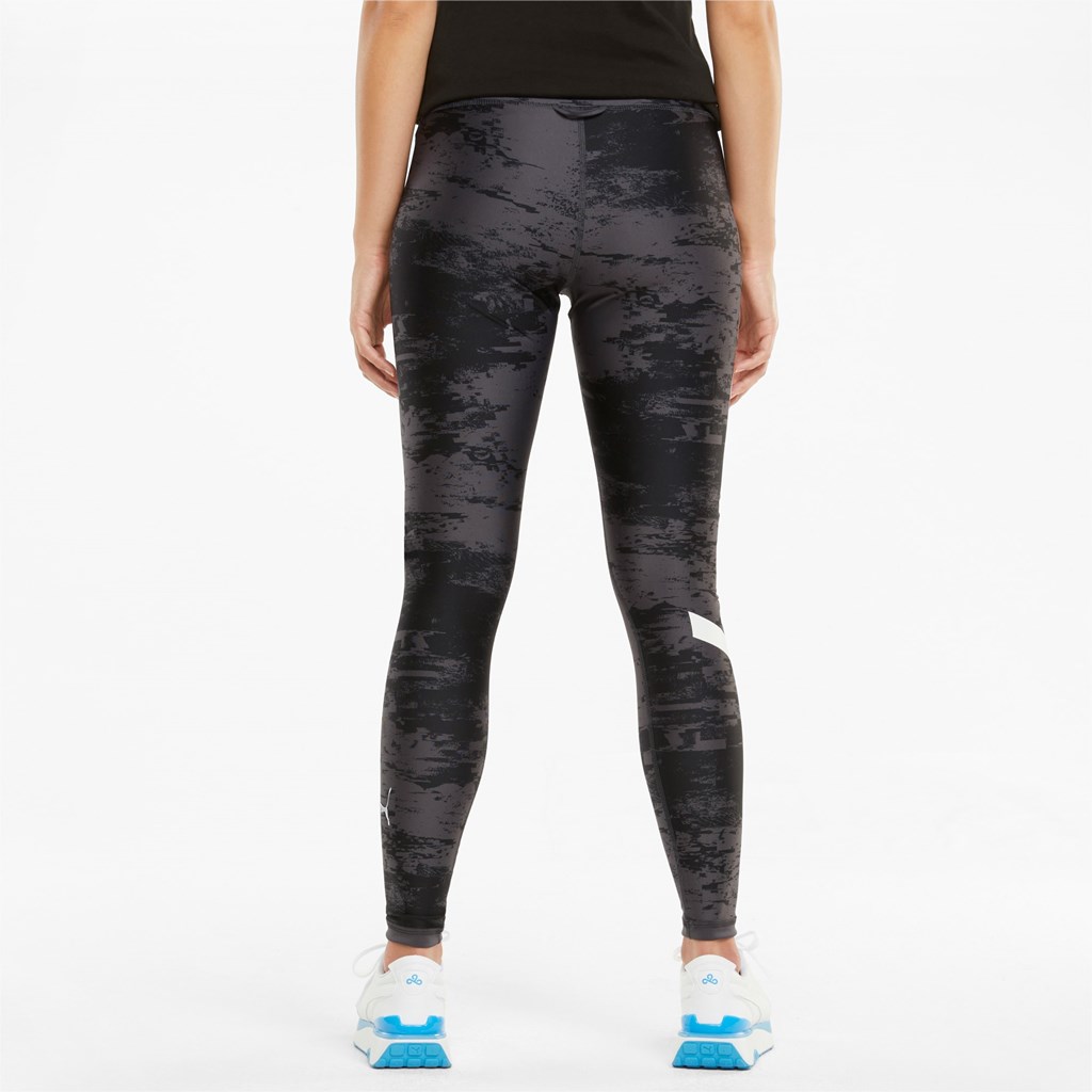 Black Puma PUMA x CLOUD9 Printed Esports Women's Leggings | 1942JBSUO