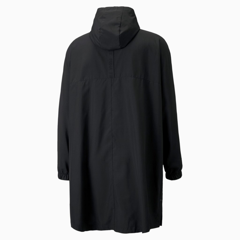 Black Puma PUMA x FIRST MILE Training Men's Poncho | 7458WDLGO