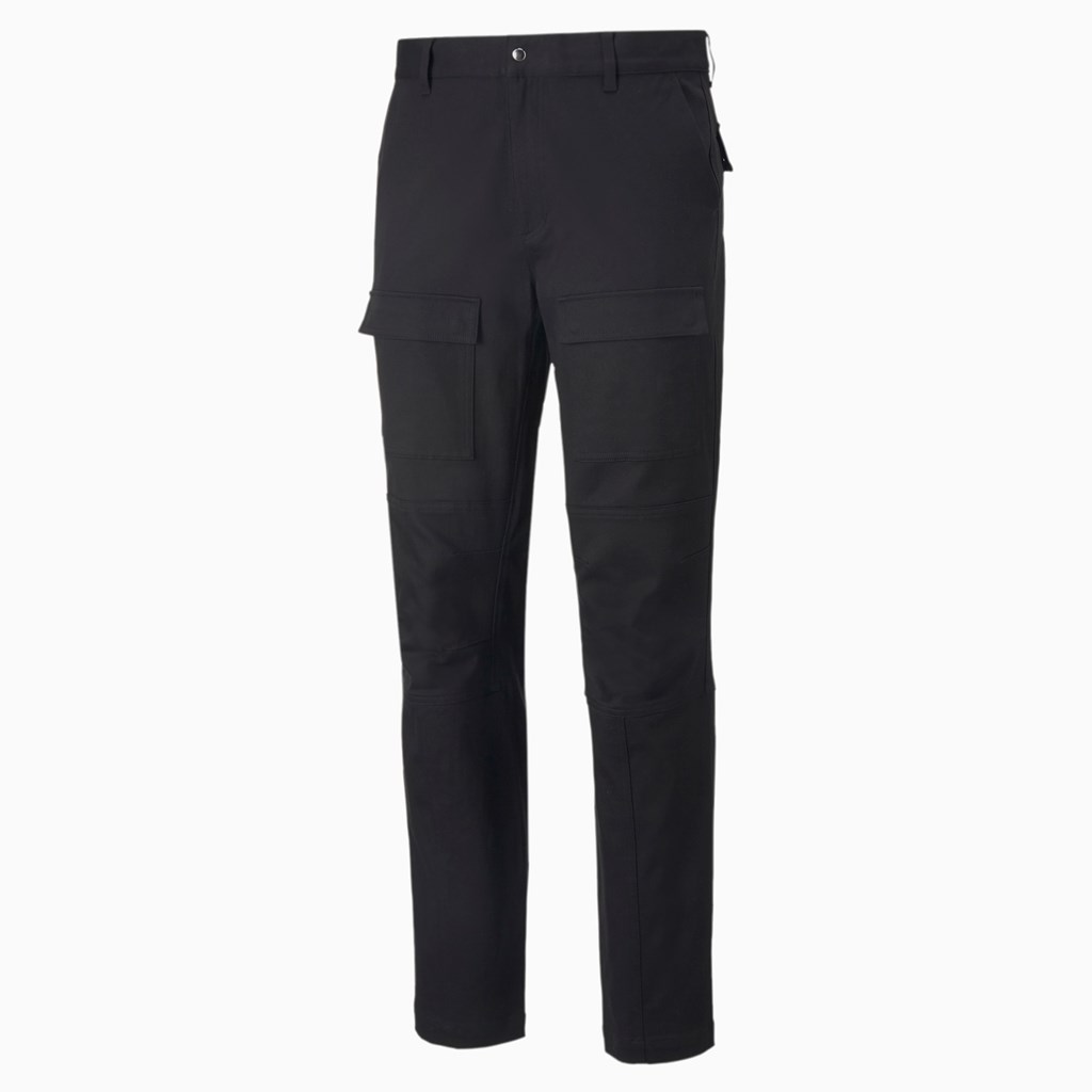 Black Puma PUMA x MAISON KITSUNE Cargo Men\'s Pants | 4681FCLDK