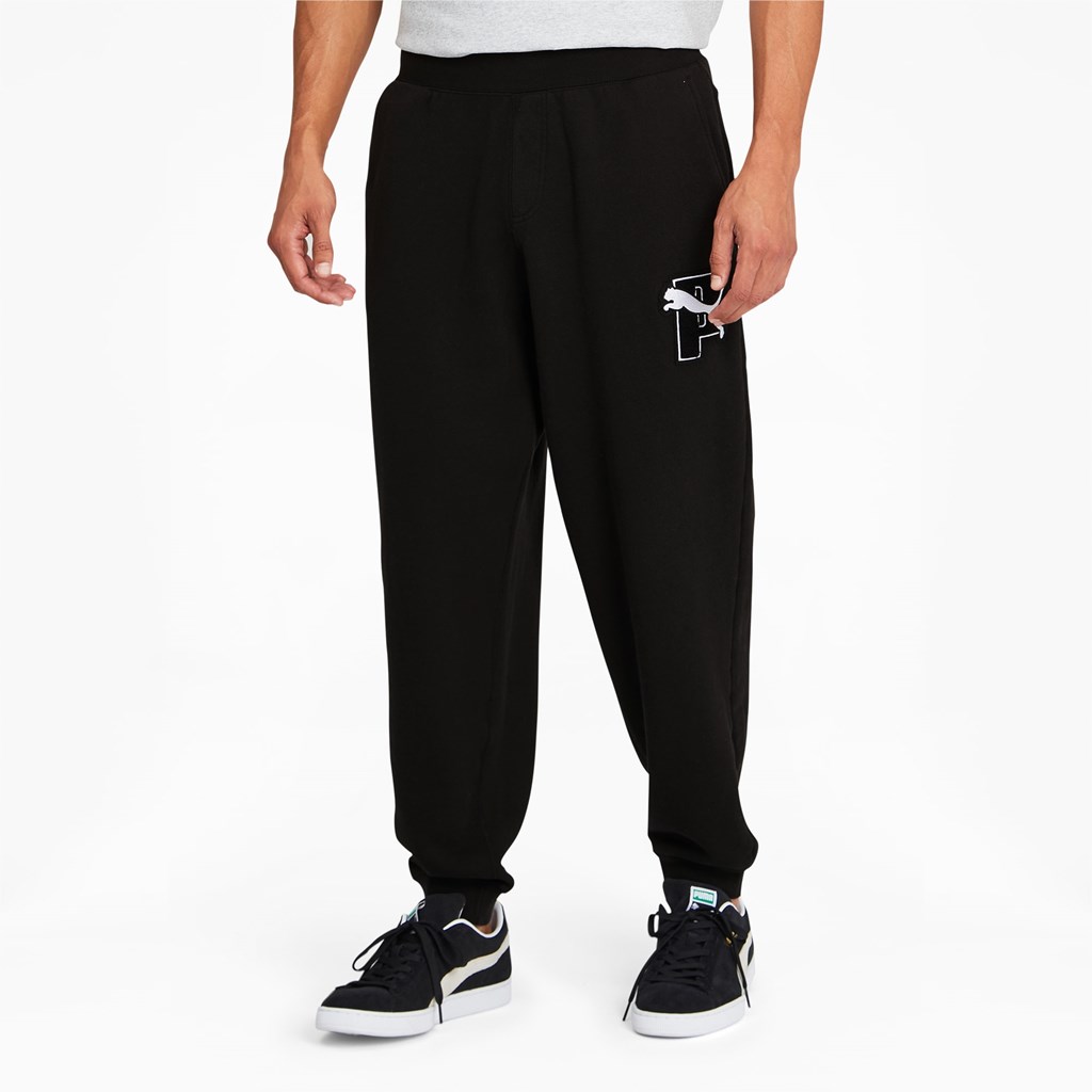 Black Puma PUMA x PUMA Men\'s Sweatpants | 6192VWRCX