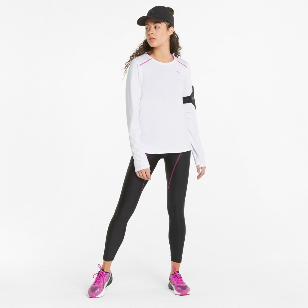 Black Puma Ponytail Running Women's Cap | 7261PCDAG