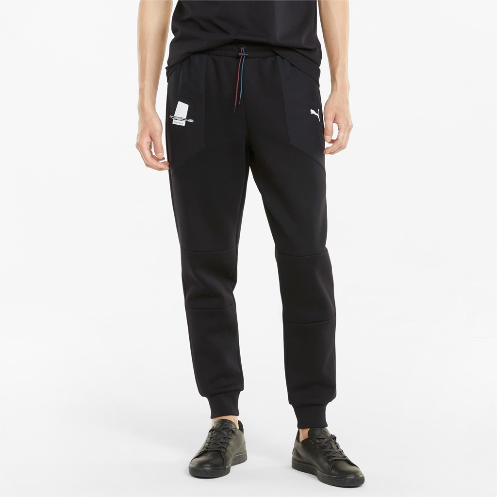 Black Puma Porsche Legacy Men\'s Sweatpants | 3982IJDUX