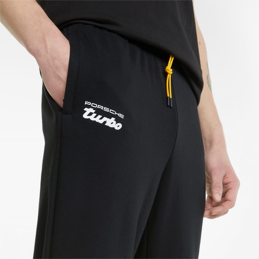 Black Puma Porsche Legacy Men's Sweatpants | 7596PBXNR