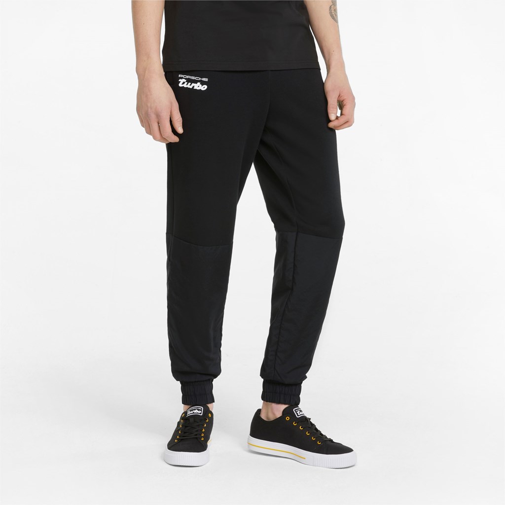 Black Puma Porsche Legacy Men\'s Sweatpants | 7596PBXNR