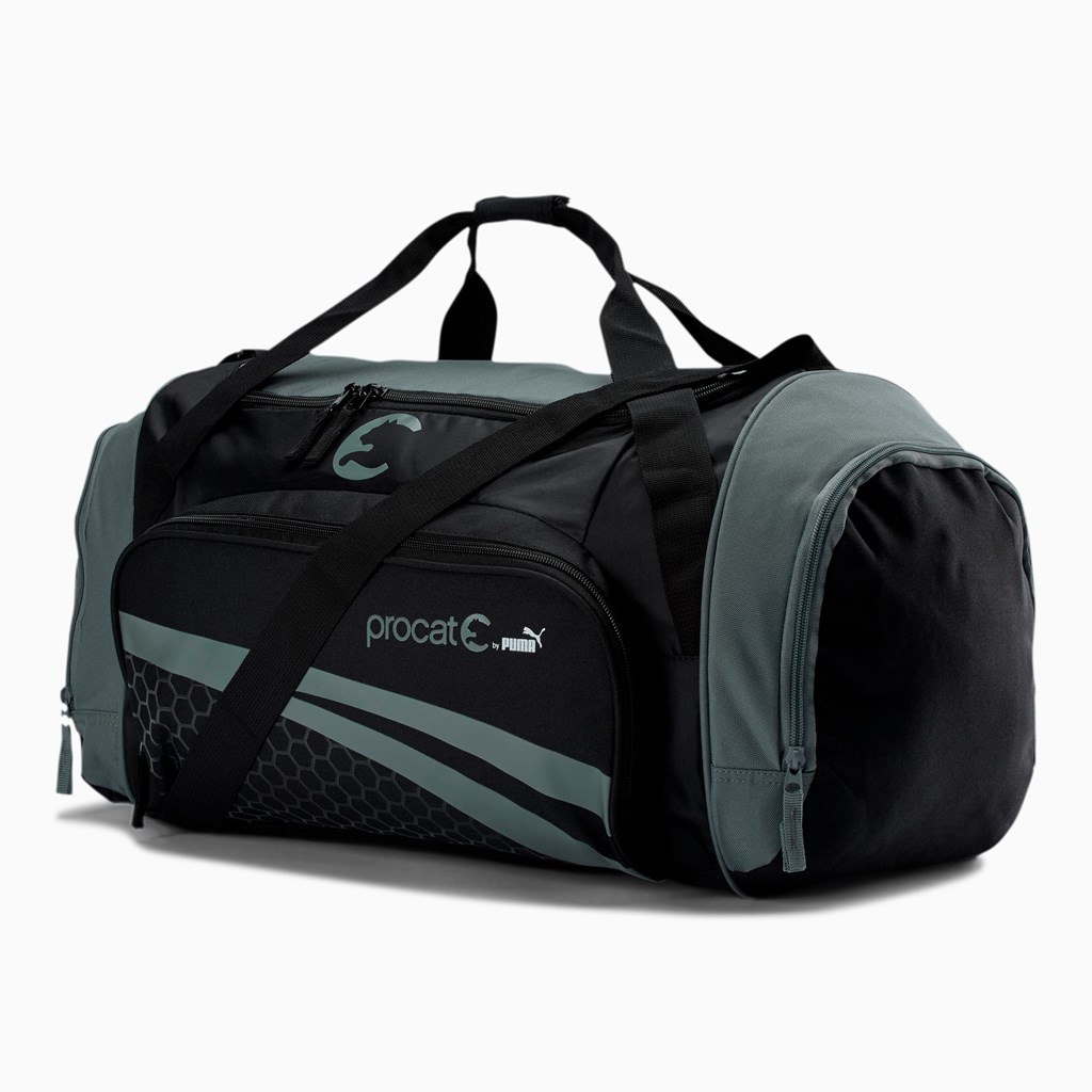 Black Puma ProCat Duffel Men\'s Bag | 4289HRXAK