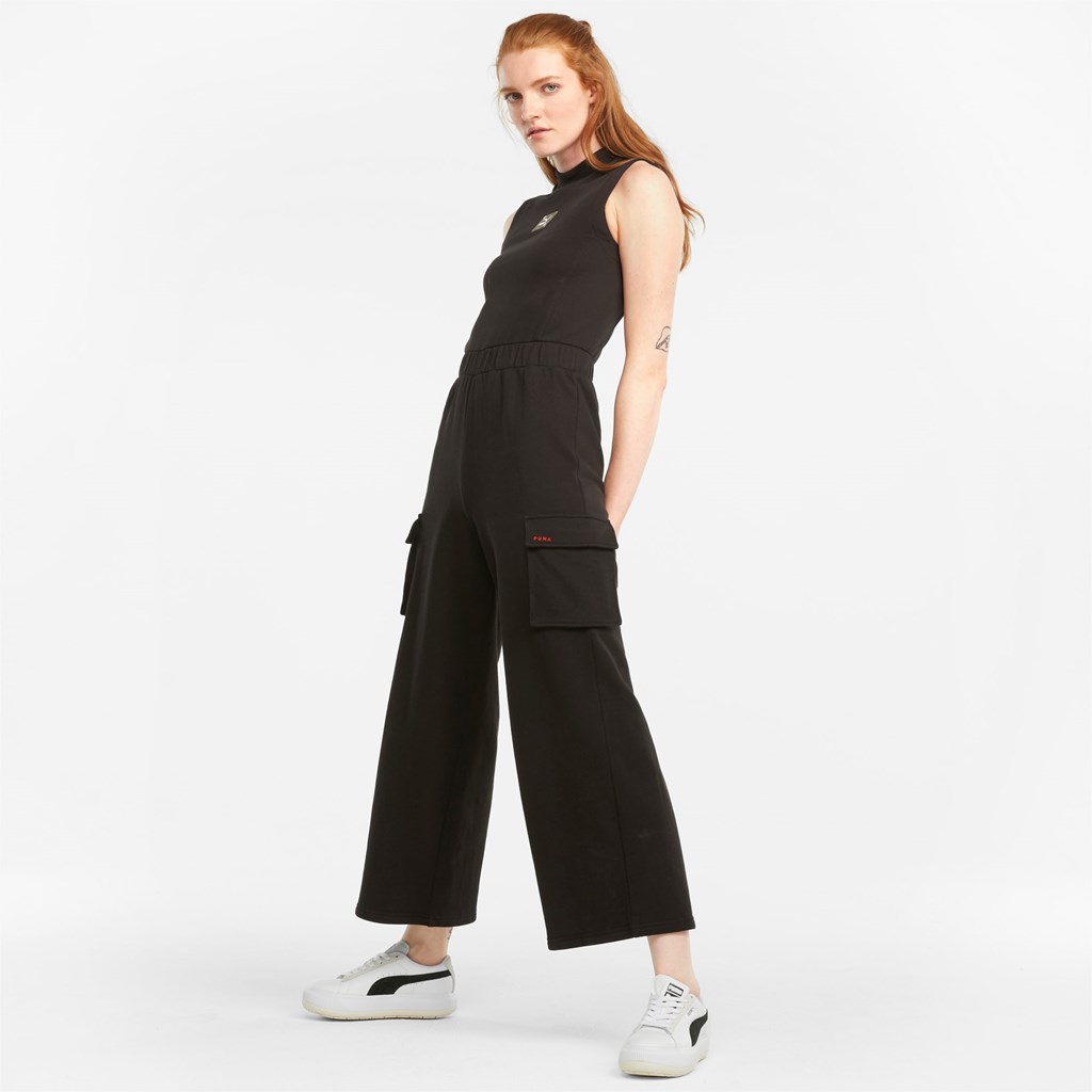 Black Puma RE.GEN Women's Jumpsuit | 9127NCBSV