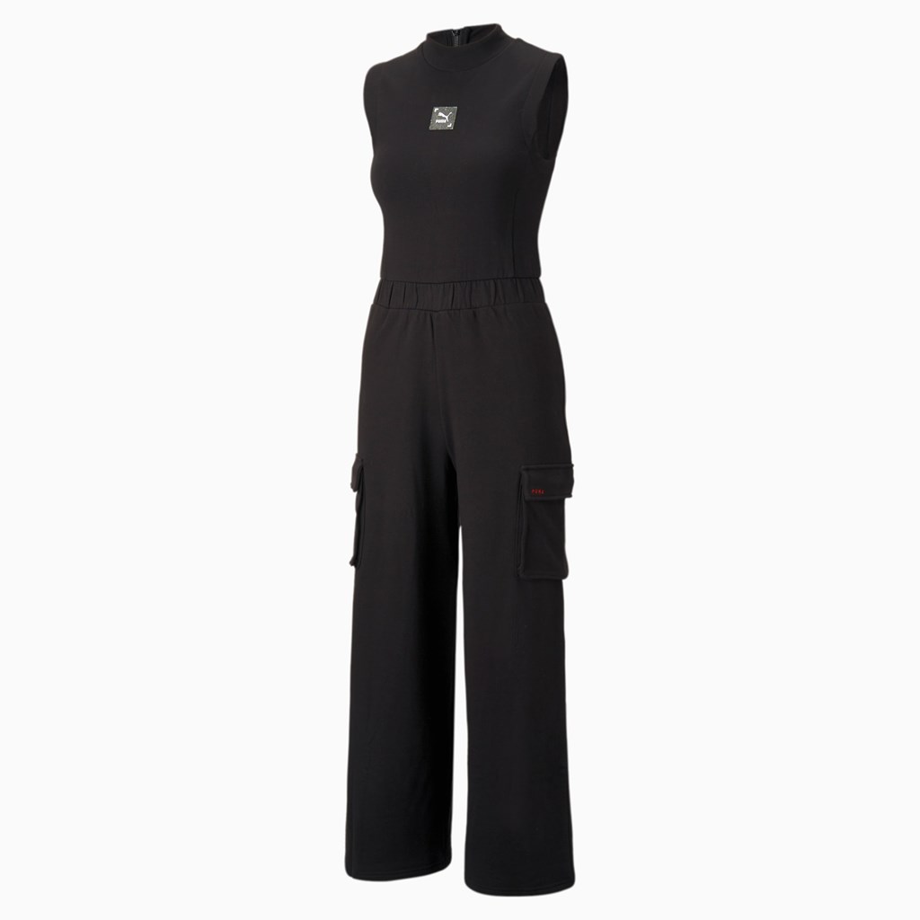 Black Puma RE.GEN Women's Jumpsuit | 9127NCBSV