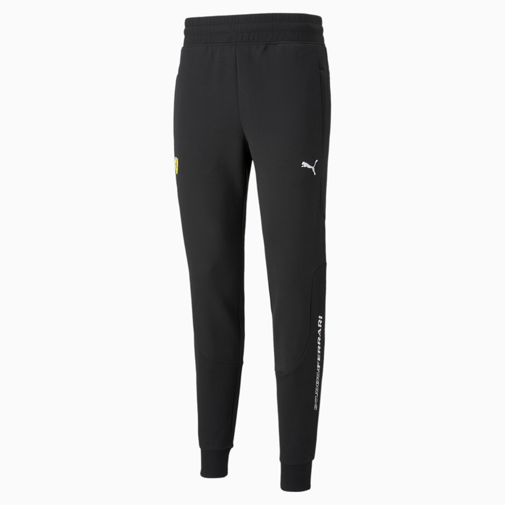 Black Puma Scuderia Ferrari Race Men's Sweatpants | 2396SDXOT