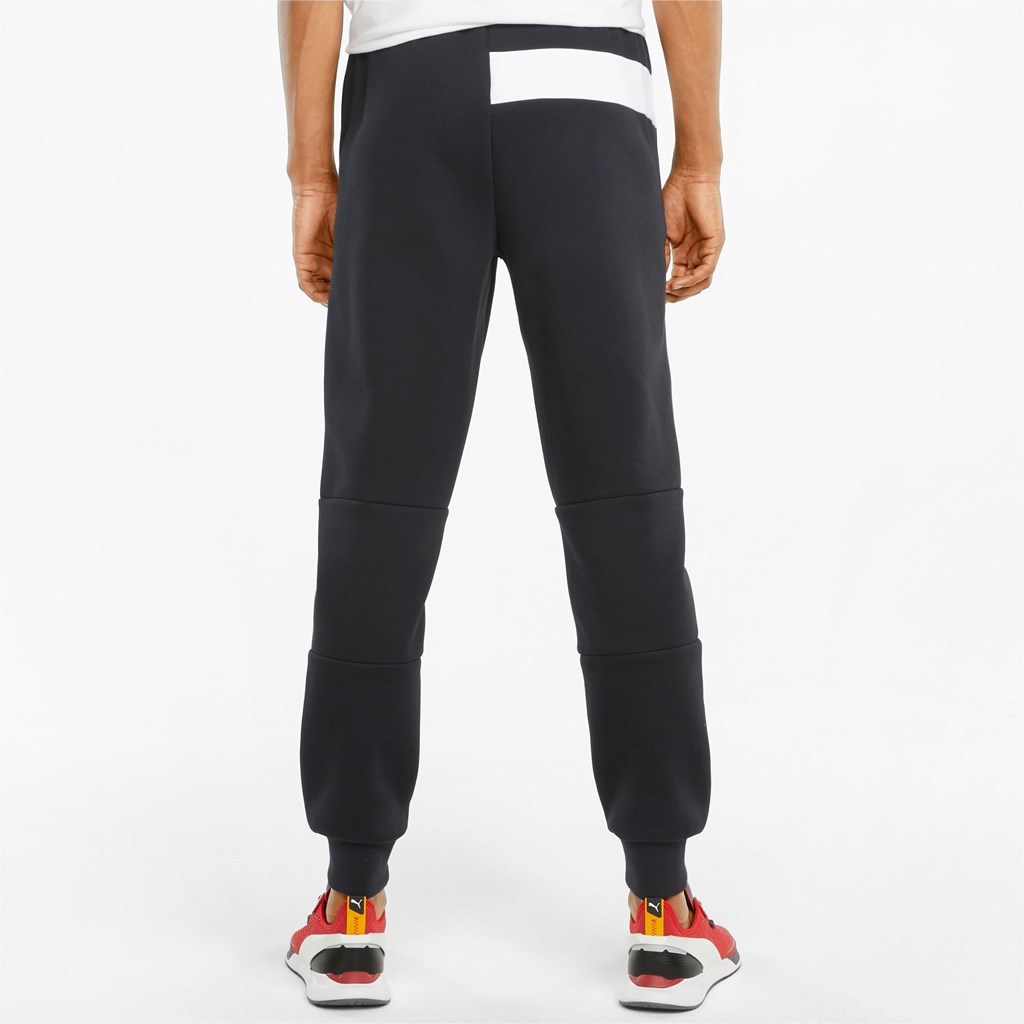 Black Puma Scuderia Ferrari Race SDS Men's Sweatpants | 6528UWEAC