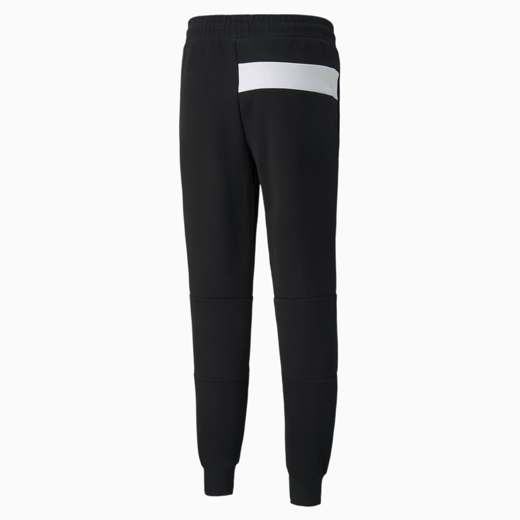 Black Puma Scuderia Ferrari Race SDS Men's Sweatpants | 6528UWEAC