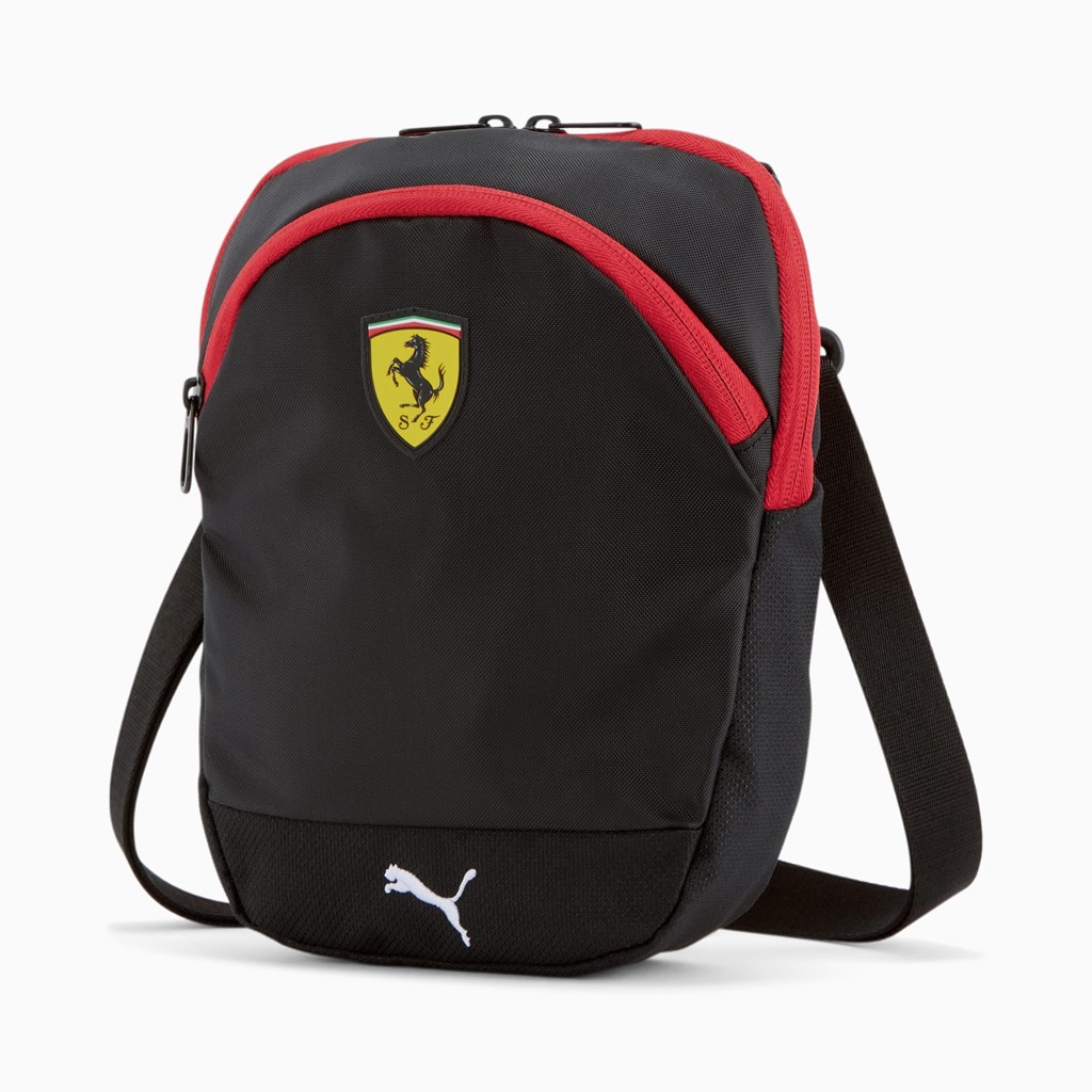 Black Puma Scuderia Ferrari Replica Portable Women\'s Bag | 2146ISJFC