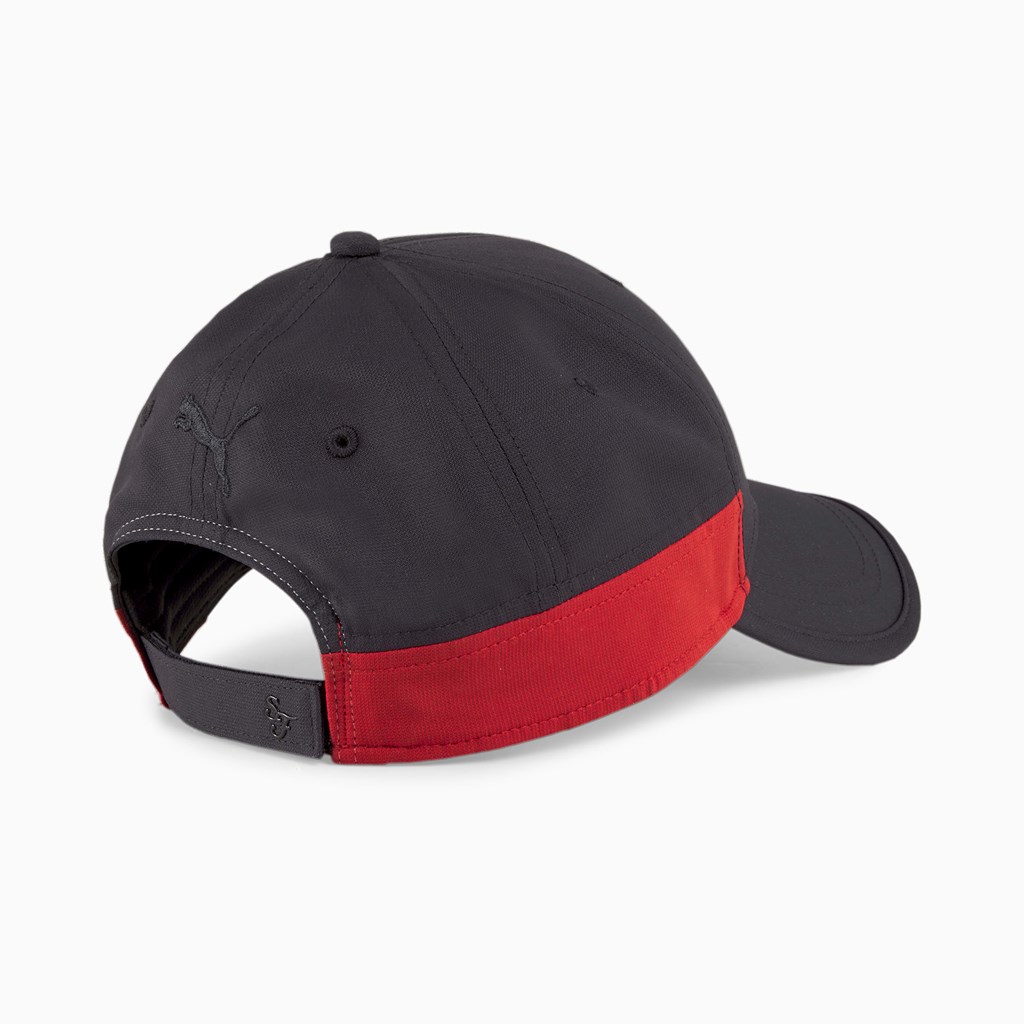 Black Puma Scuderia Ferrari SPTWR Race Baseball Men's Cap | 2467NOAPS