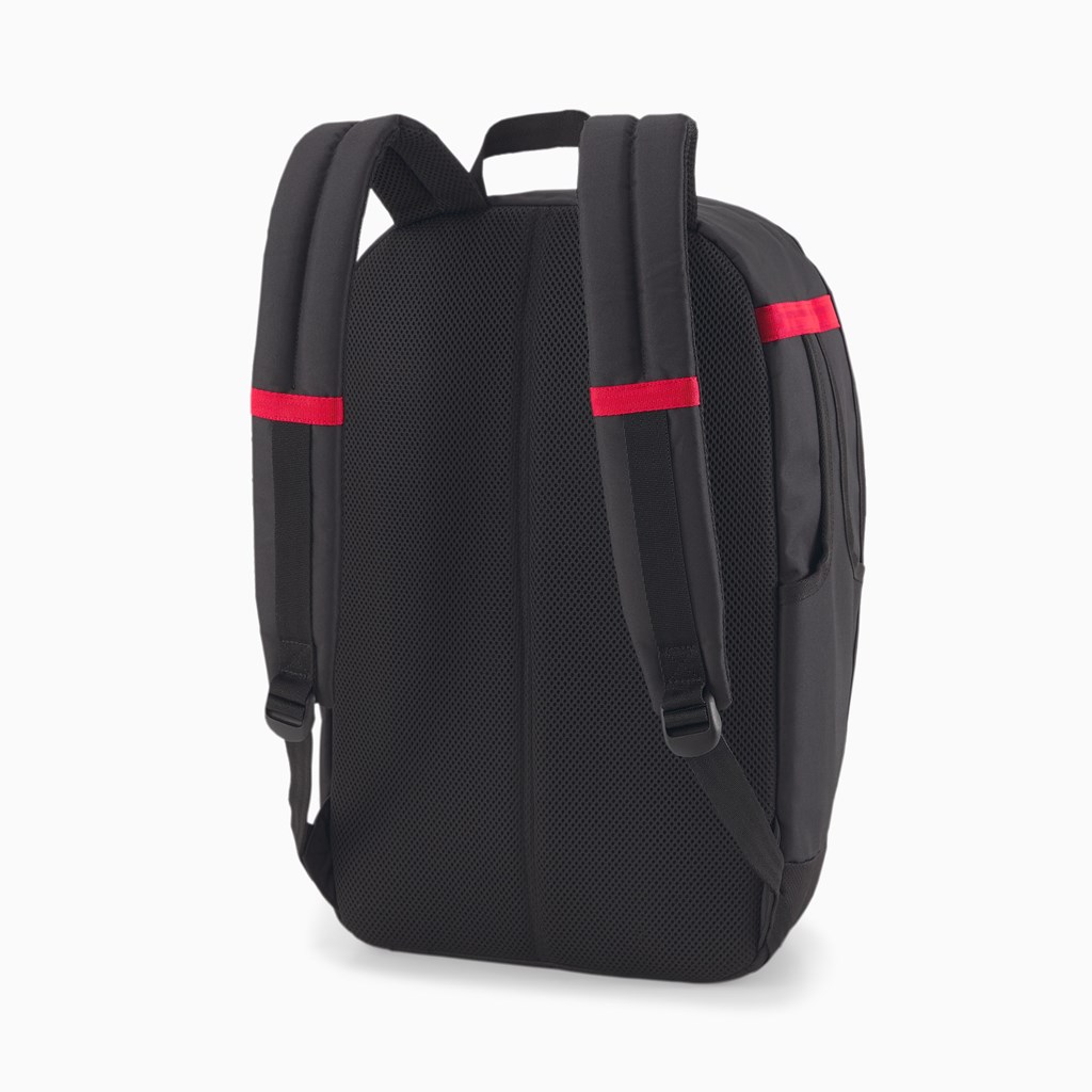 Black Puma Scuderia Ferrari SPTWR Race Men's Backpack | 4376KEIYZ