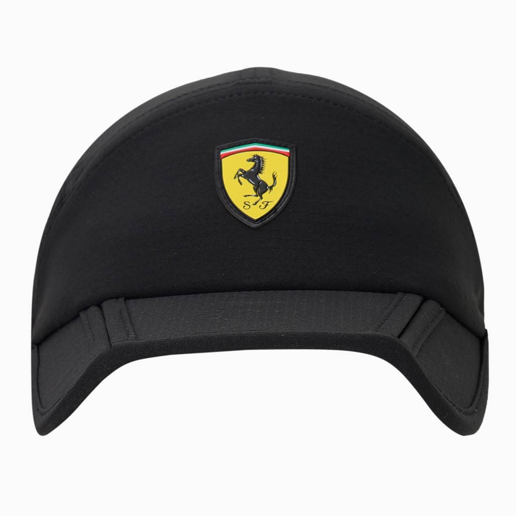 Black Puma Scuderia Ferrari SPTWR Ready to React Men's Cap | 1743PUNCM